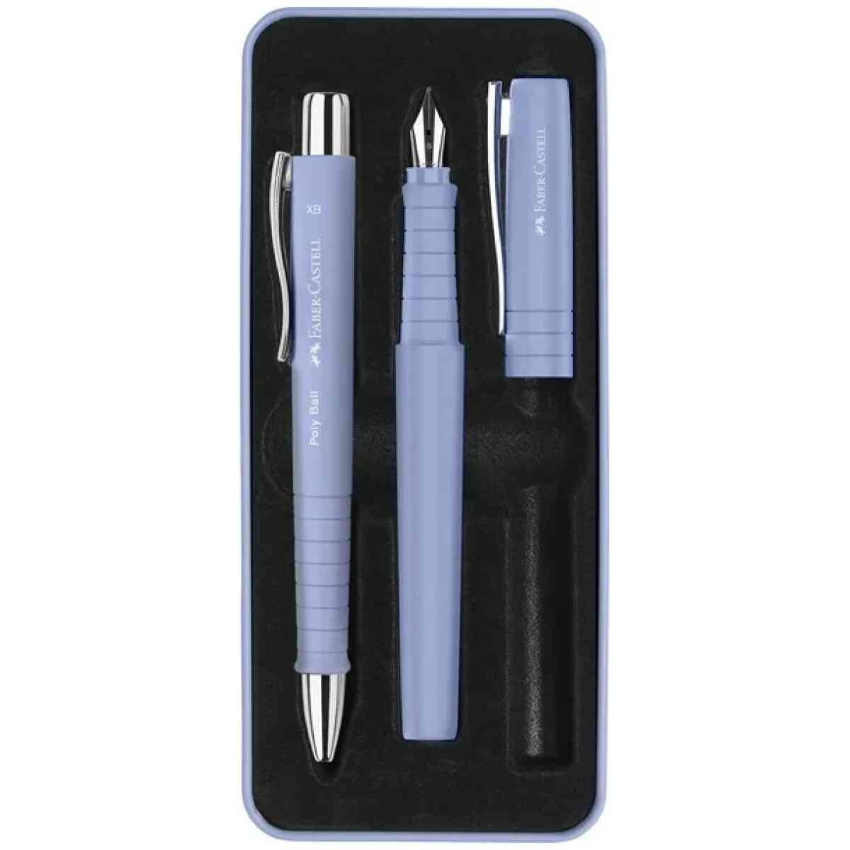 Set Poly Ball Pen reservoar + kulspets metalletui