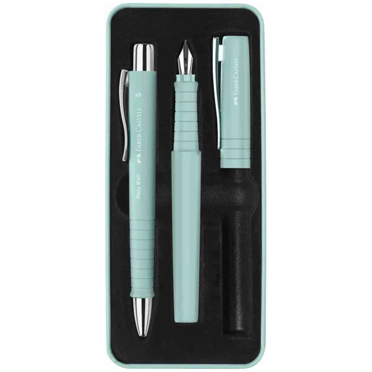 Set Poly Ball Pen reservoar + kulspets metalletui - Bild 2