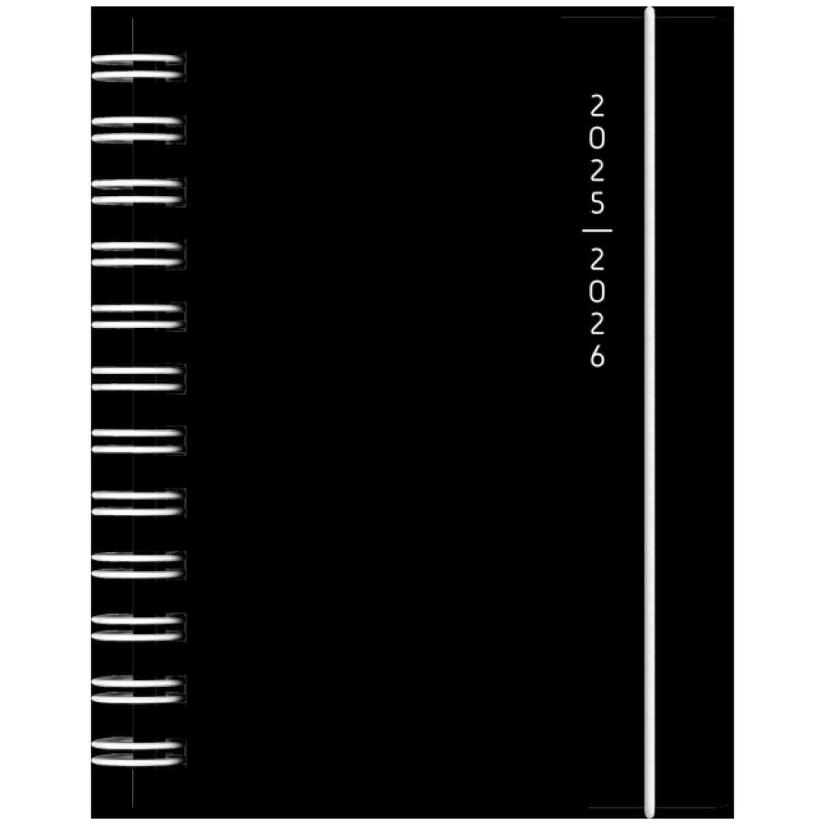 Studentkalender 2025/2026 Black A6