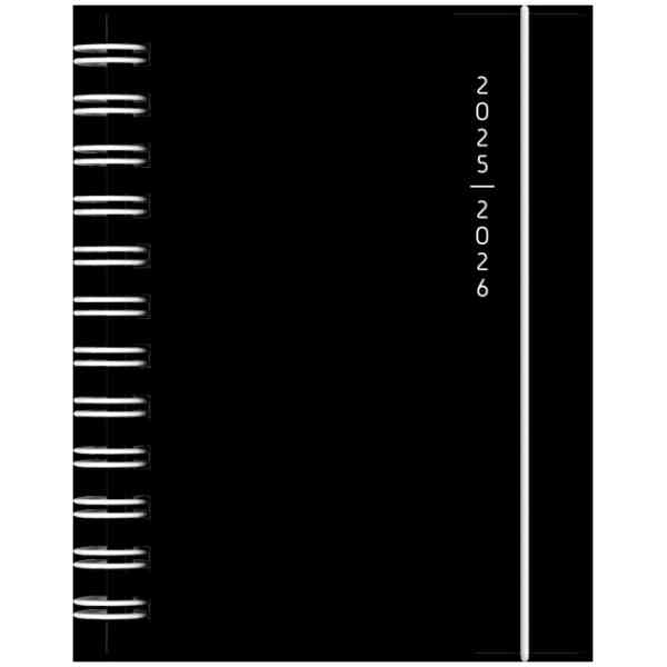 Studentkalender 2025/2026 Black A6