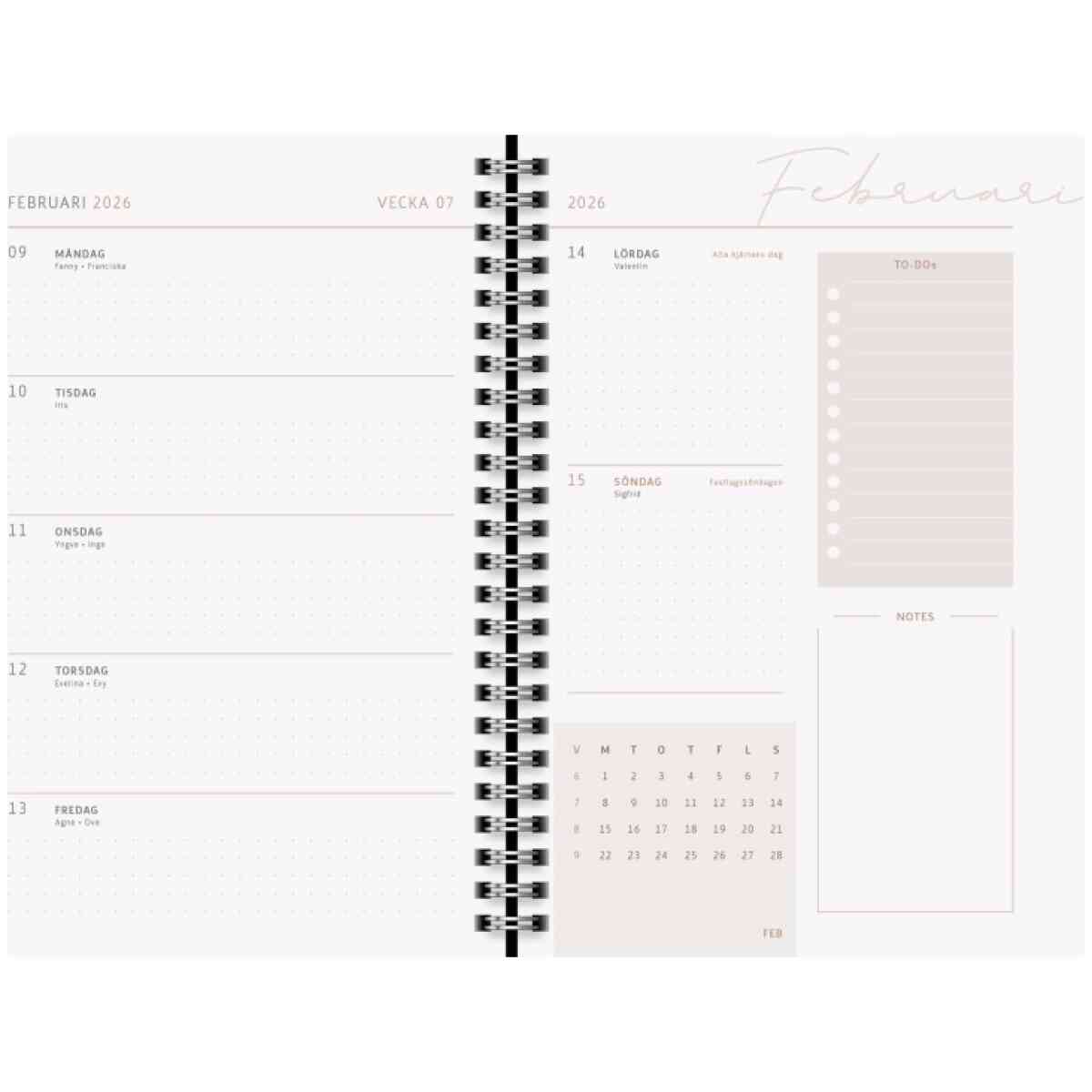 Studentkalender 2025/2026 Black A5 - Bild 2