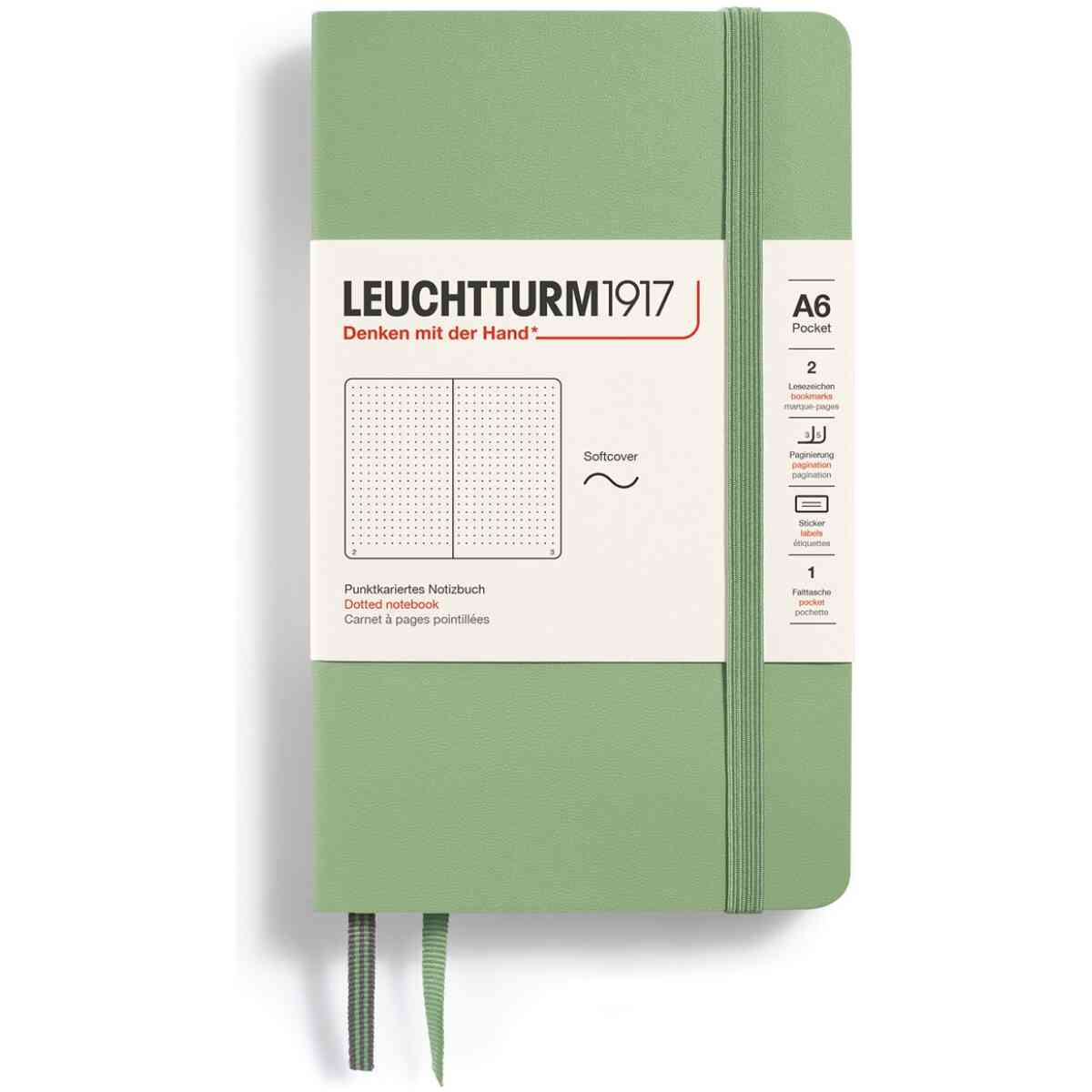 Leuchtturm1917 Notebook A6 Soft Sage - Bild 3