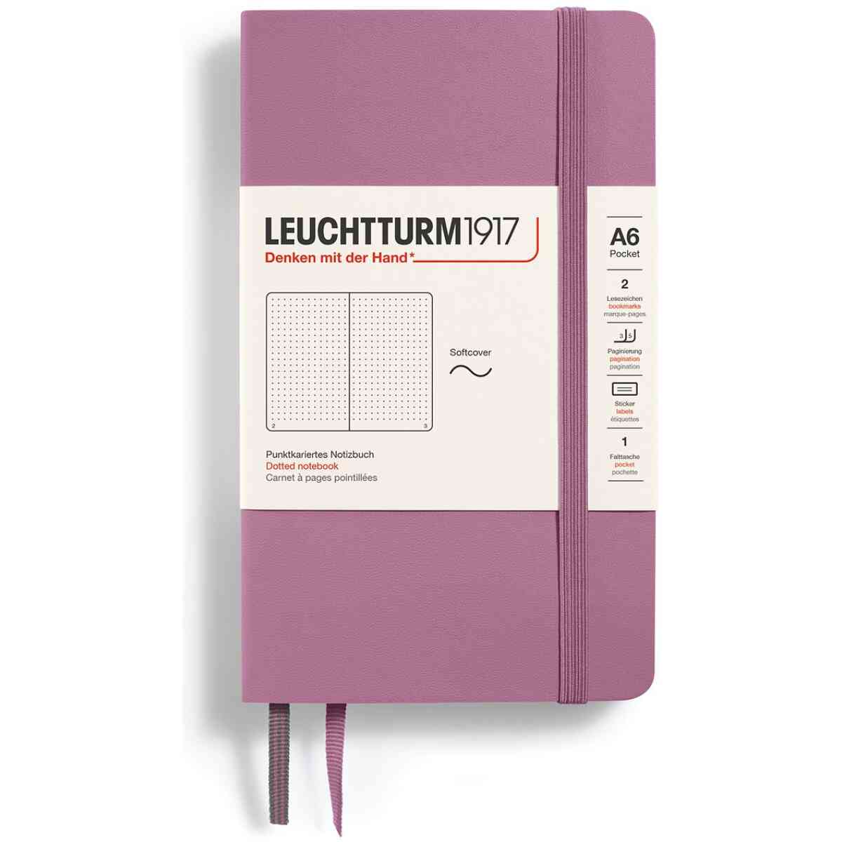 Leuchtturm1917 Notebook A6 Soft Dusty Rose - Bild 2