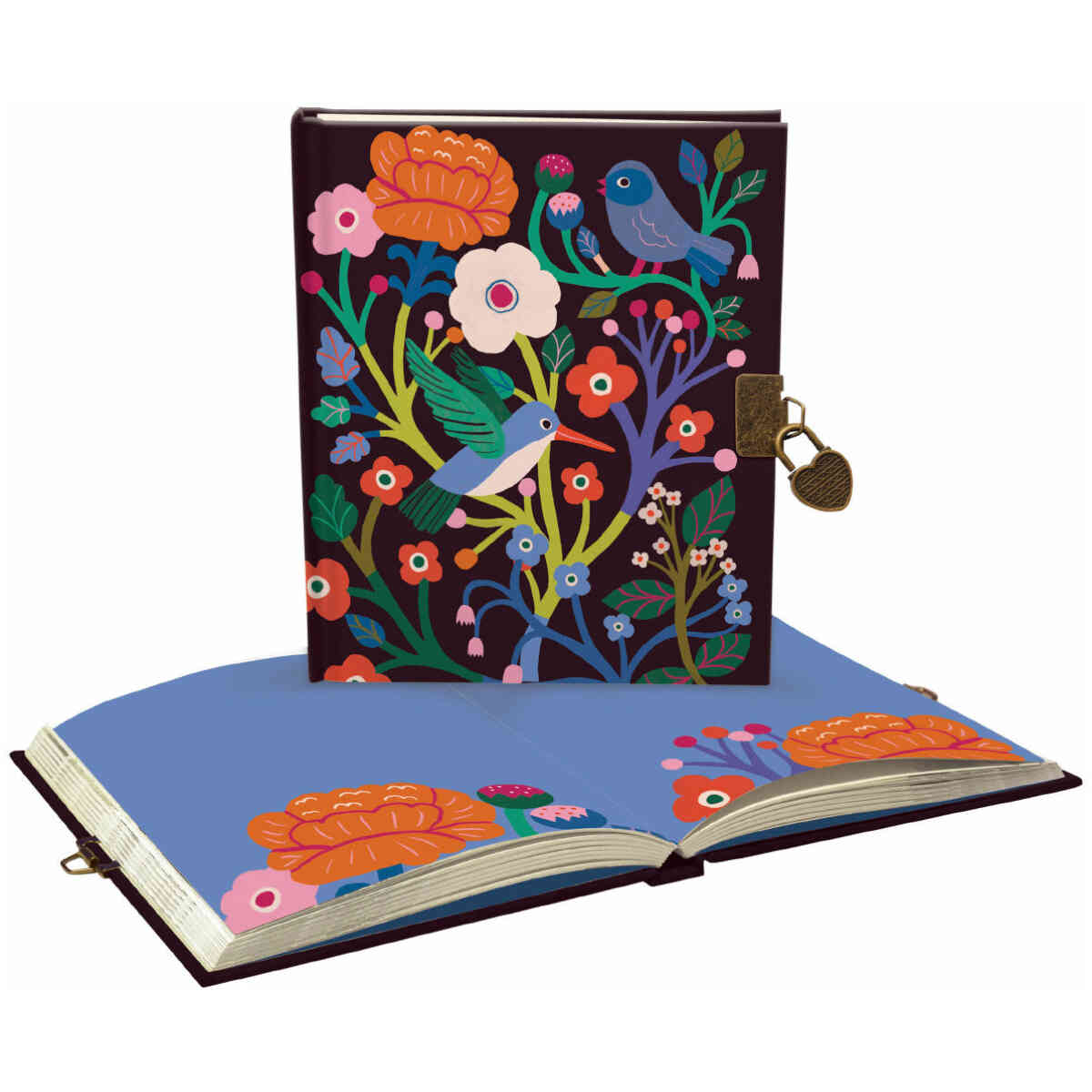 Birdsong Lockable Notebook