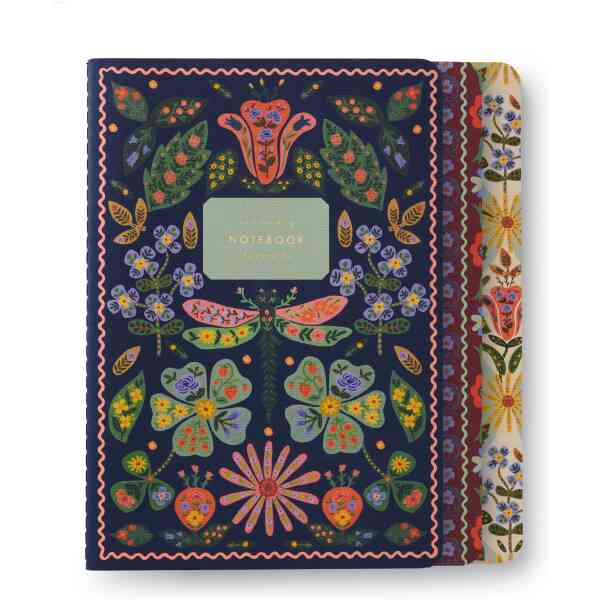 Set of 3 Posy Stitched Notebook Set