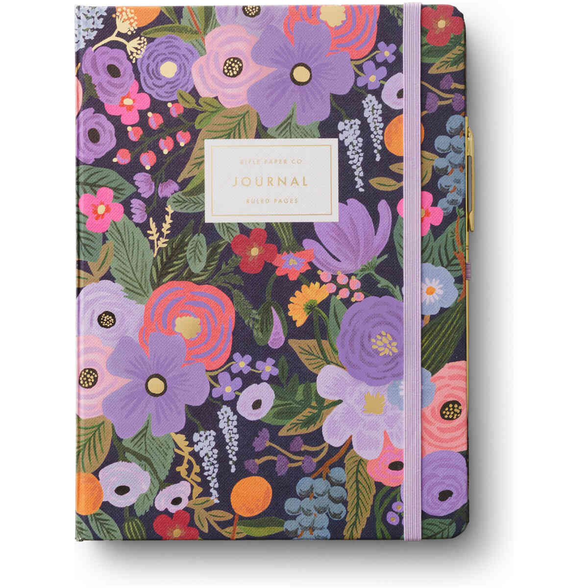 Garden Party Anteckningsbok Med Rollerball Penna