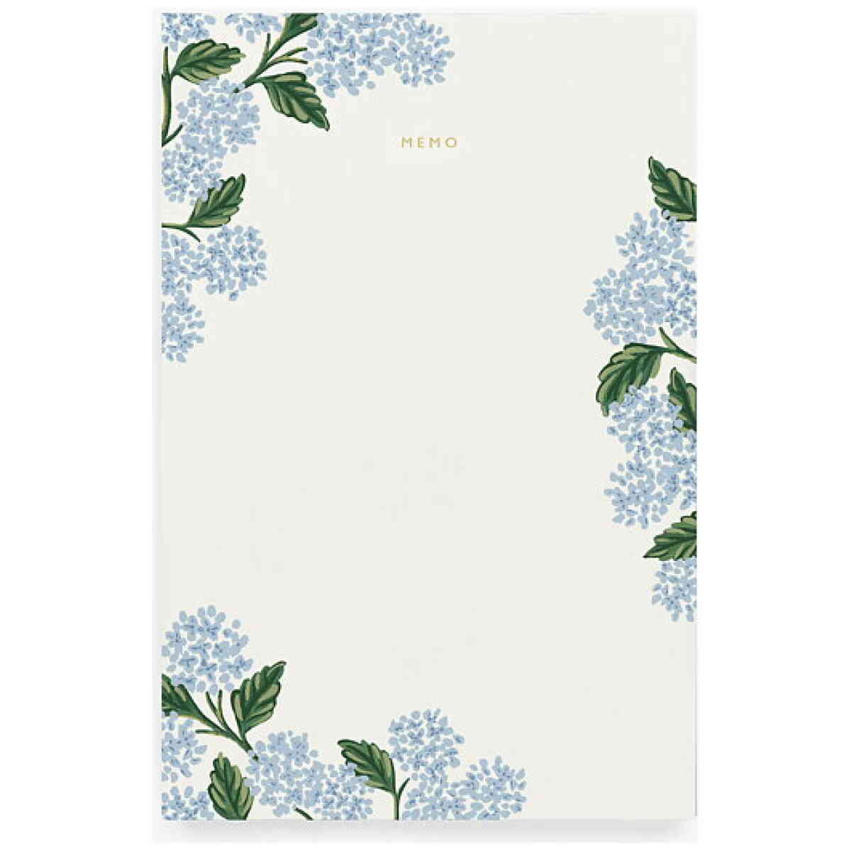 Hydrangea Memo Notepad