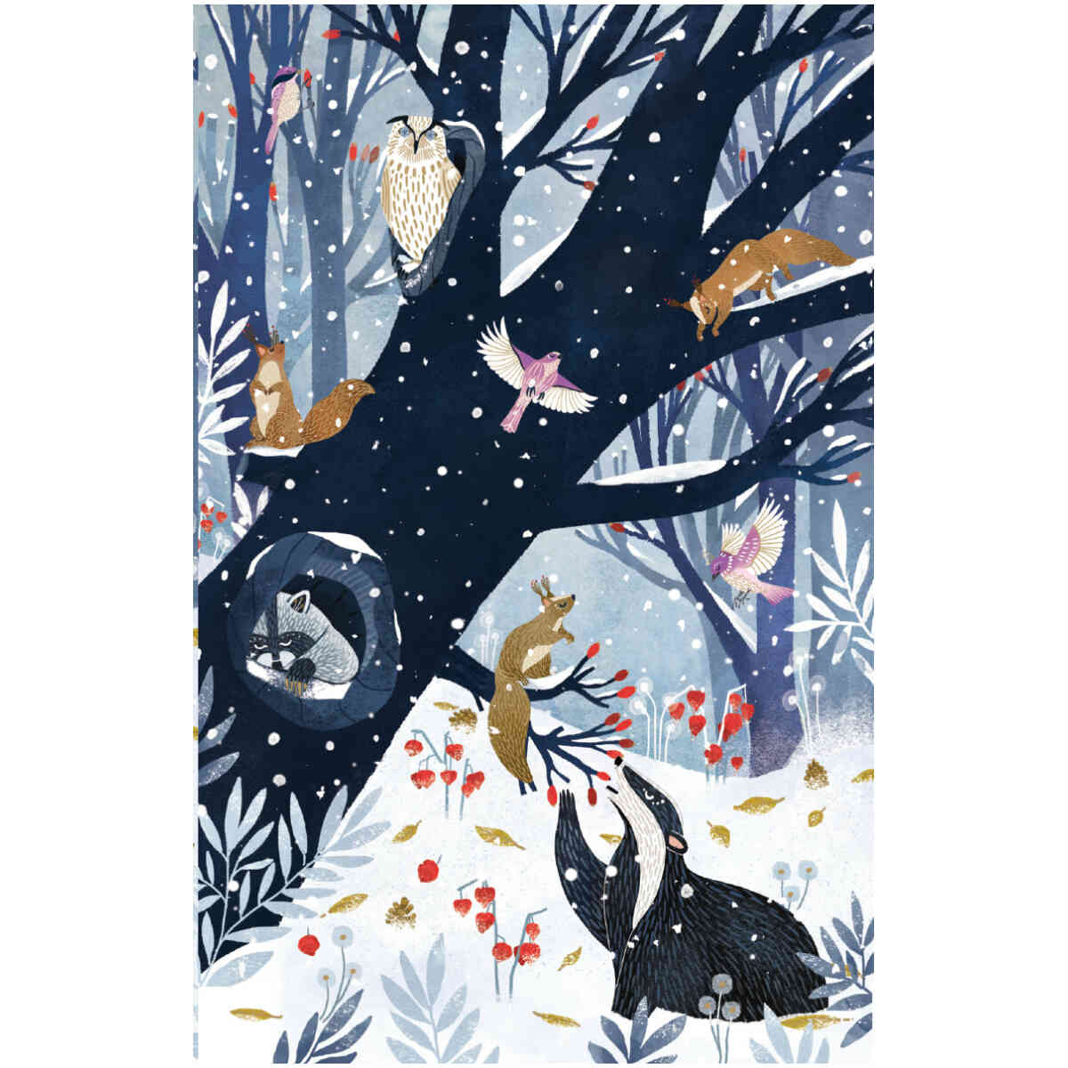 Frosty Forest Notecard pack