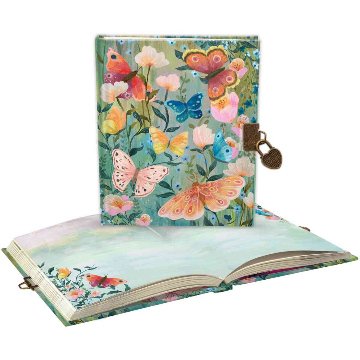 Butterfly Ball Lockable Notebook