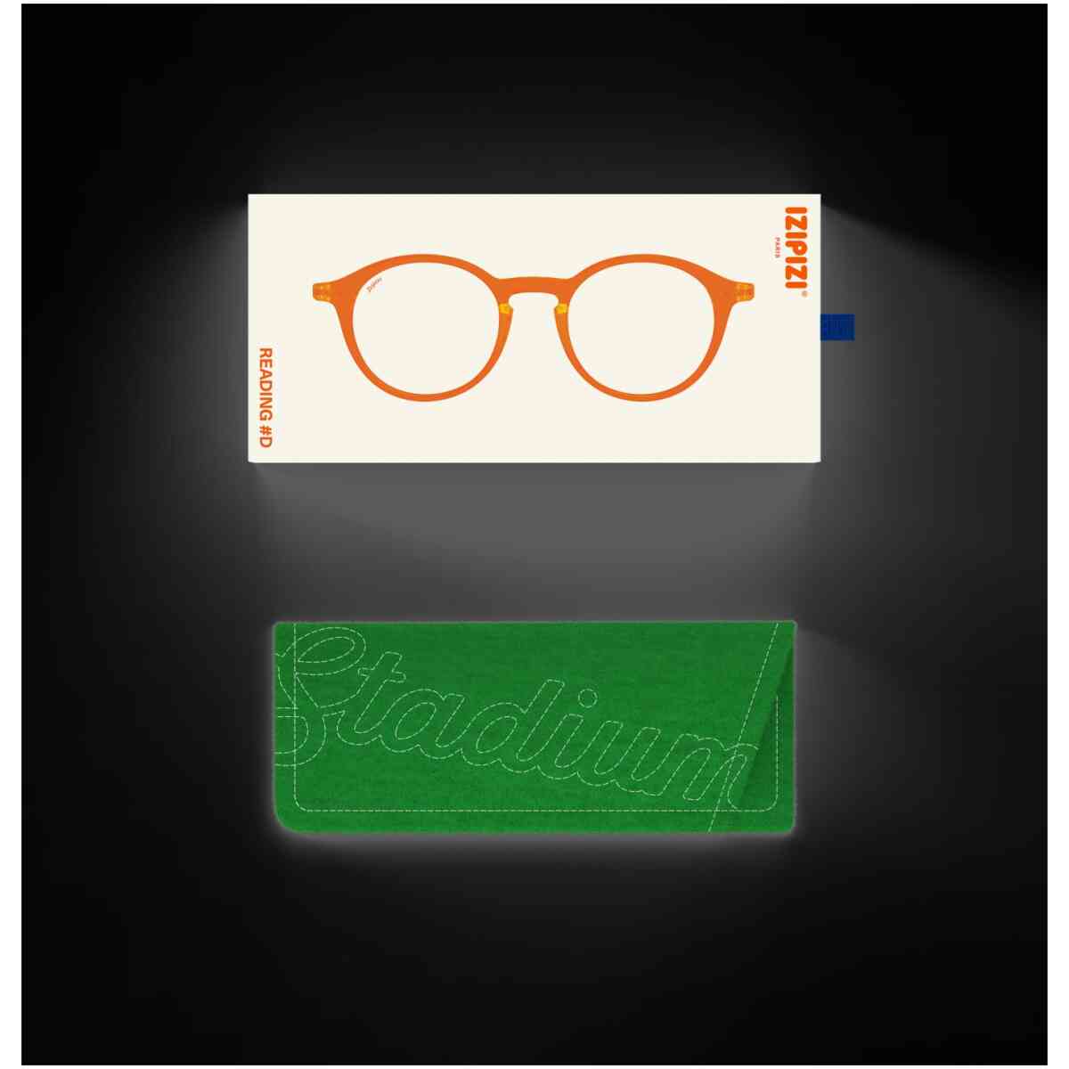 IZIPIZI läsglasögon #D READING Orange Smash - Bild 2