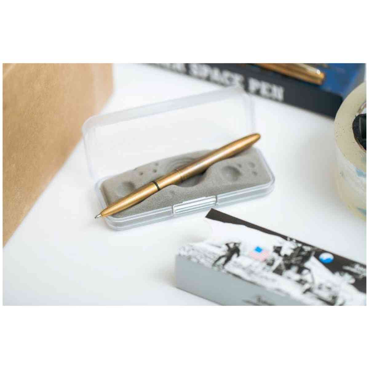 Polished Raw Brass Bullet Space Pen - Bild 2