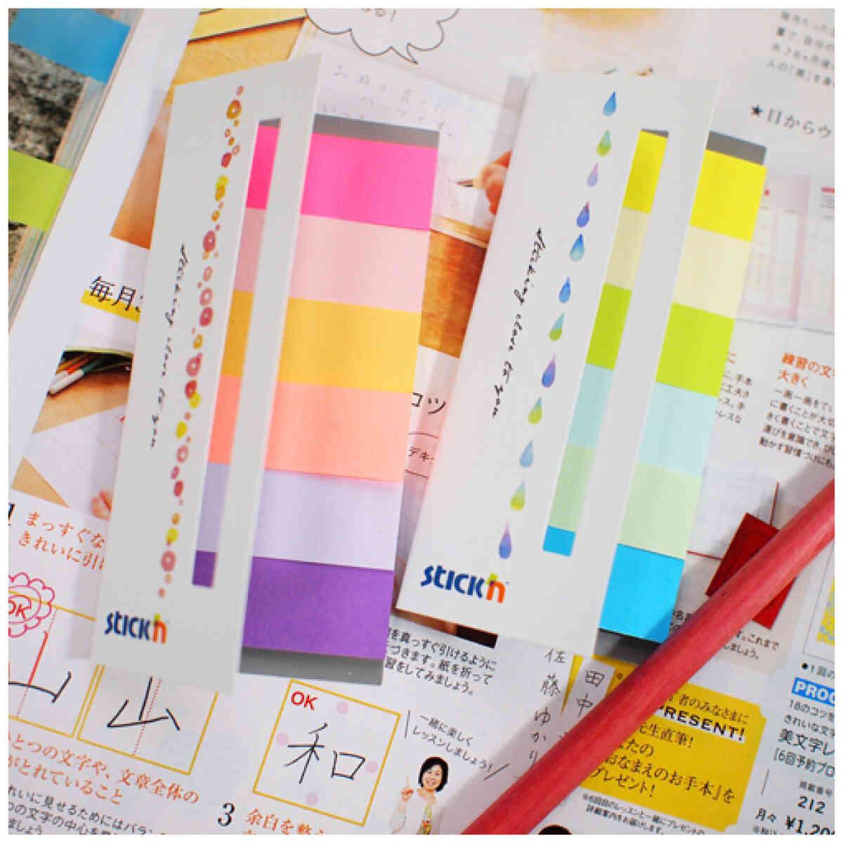 Indexflikar Papper 6st 45x15 30 Blad Sorterad Spring - Bild 4