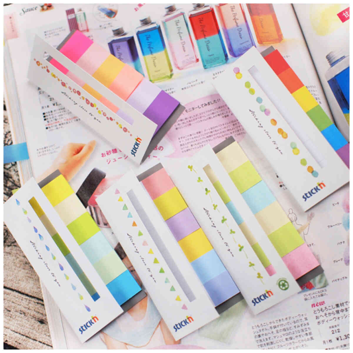 Indexflikar Papper 6st 45x15 30 Blad Sorterad Summer - Bild 5