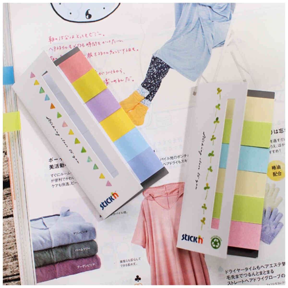 Indexflikar 180st 45x15mm Återvunnet Papper - Bild 3
