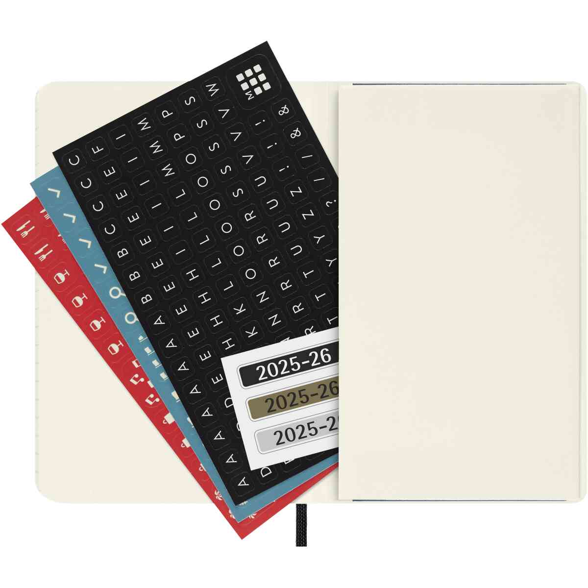 Classic Soft 18M 25/26 WeekNote Pocket Svart