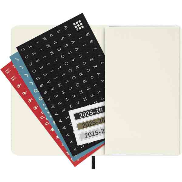 Classic Soft 18M 25/26 WeekNote Pocket Svart