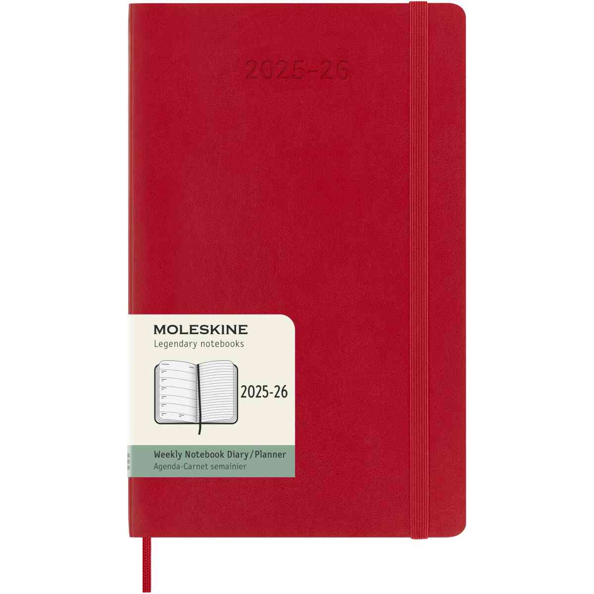 Classic Soft 18M 25/26 WeekNote Large Röd - Bild 5