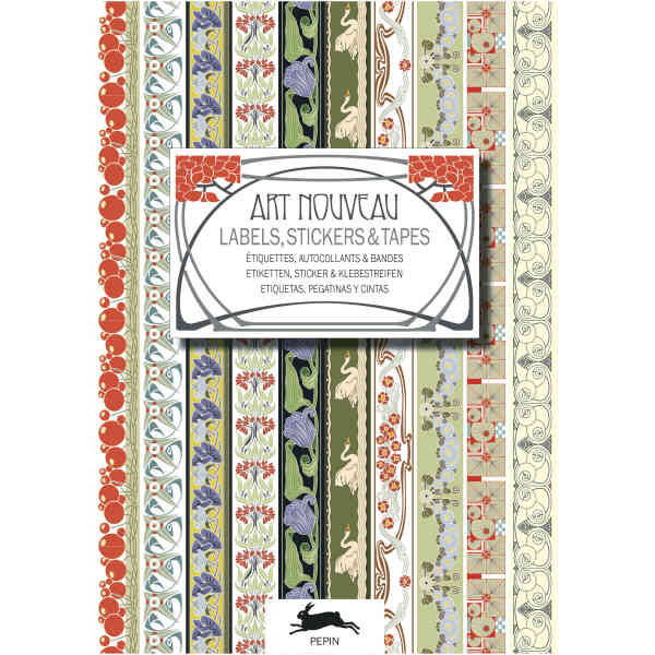 Art Nouveau, Labels Sticker &  Tapes