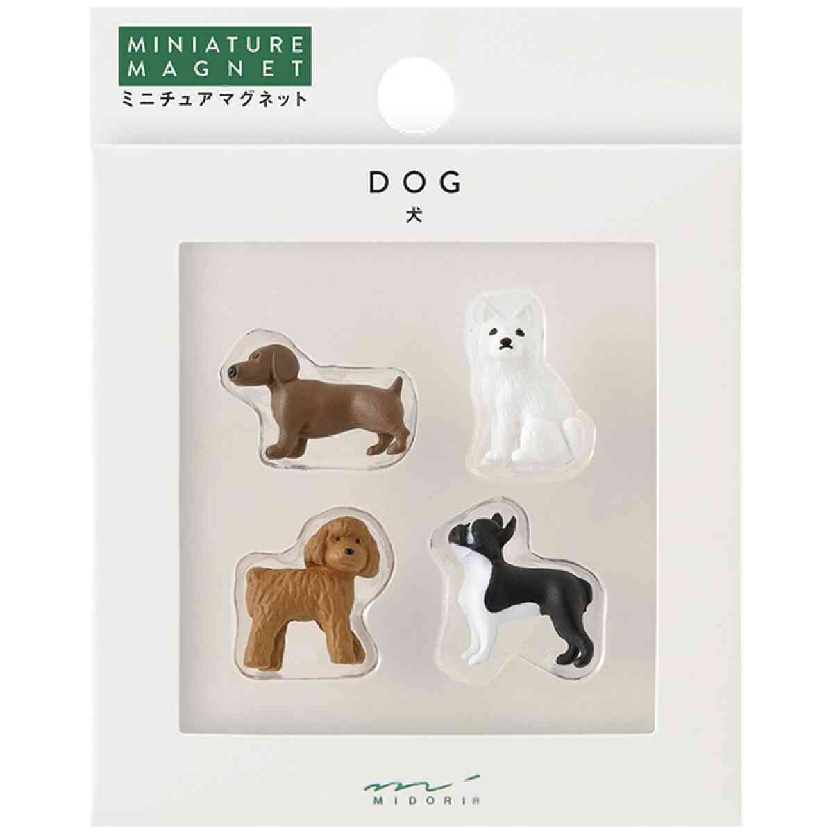 Mini Magnet 4pcs Dog B