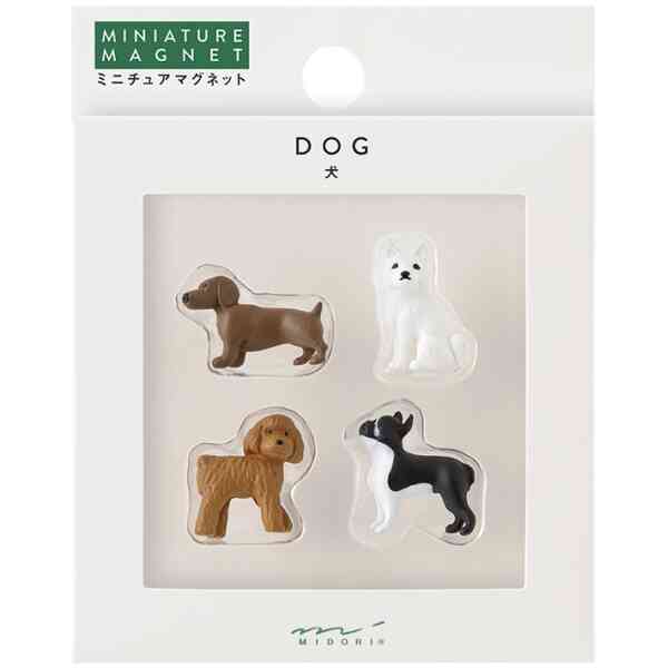Mini Magnet 4pcs Dog B