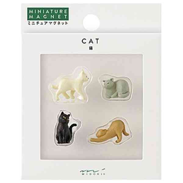 Mini Magnet 4pcs Cat B