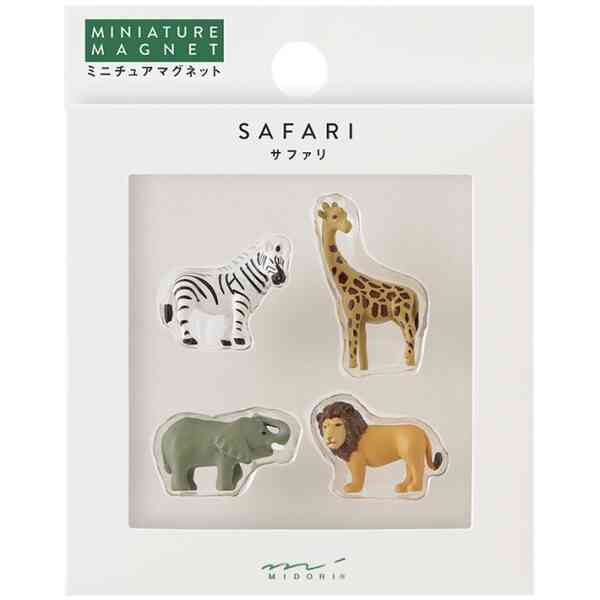 Mini Magnet 4pcs Safari B