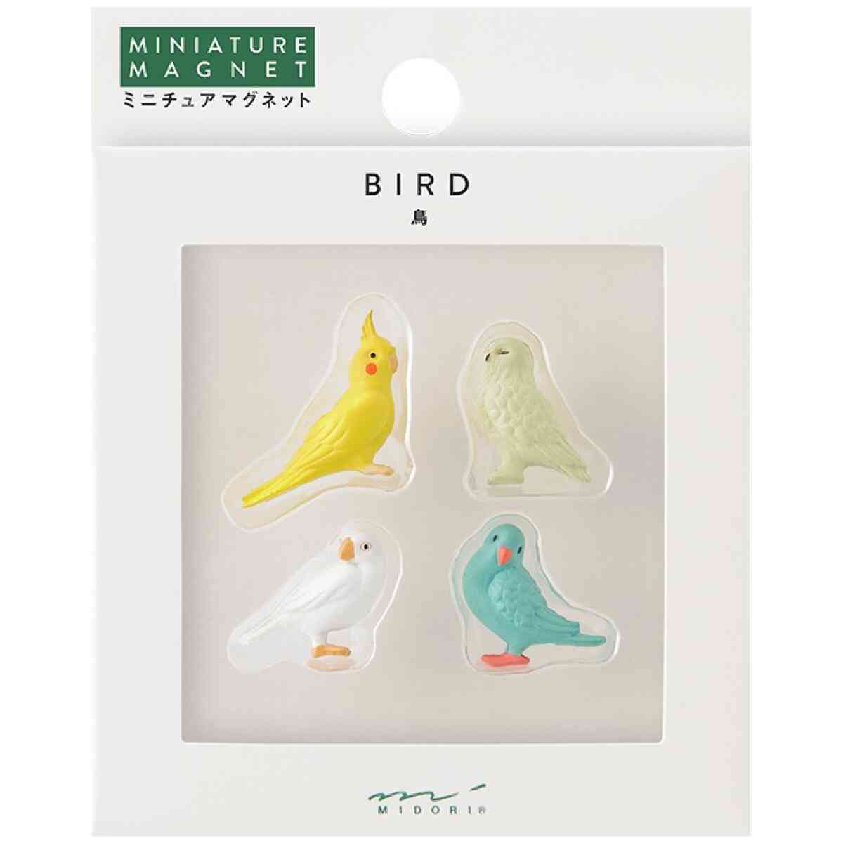Mini Magnet 4pcs Bird B