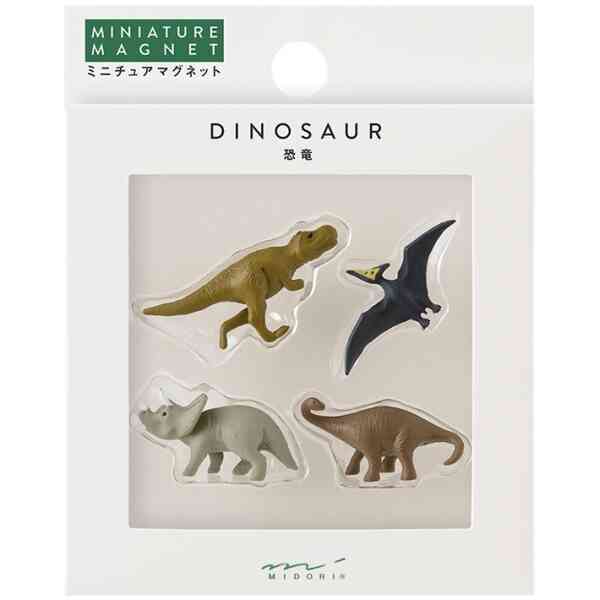 Mini Magnet 4pcs Dinosaur B