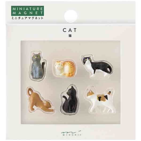 Mini Magnet 6pcs Cat C