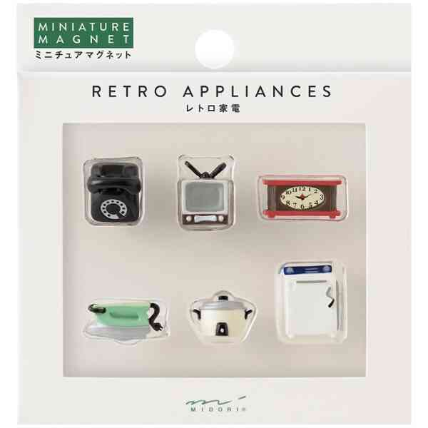 Mini Magnet 6pcs Retro Appliance C