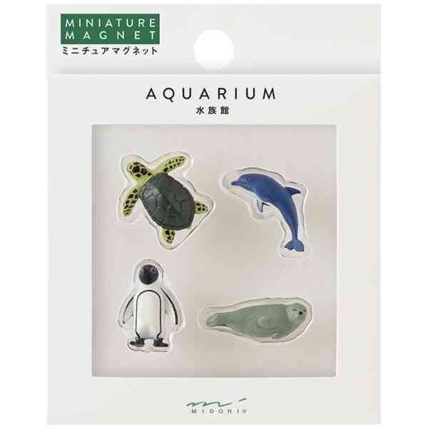 Mini Magnet 4pcs Aquarium B
