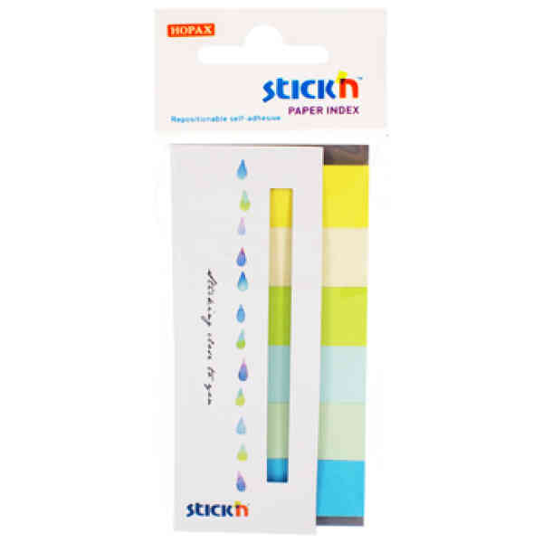 Indexflikar Papper 6st 45x15 30 Blad Sorterad Summer
