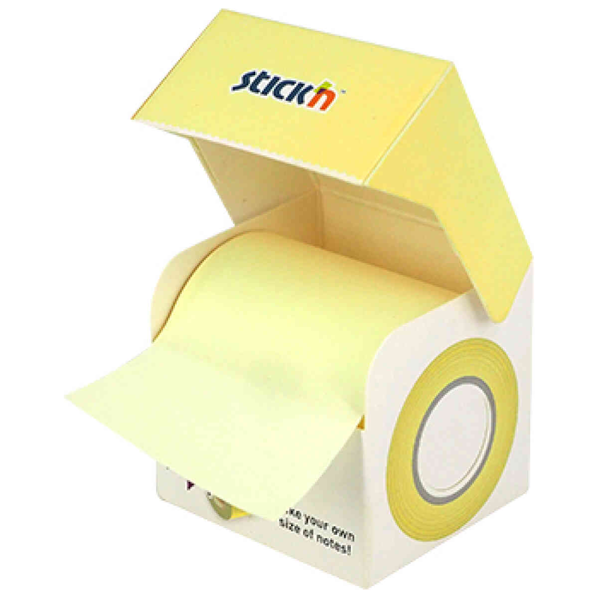 Notisrulle Extra Sticky FSC 50mmx10m Pastell Gul - Bild 2