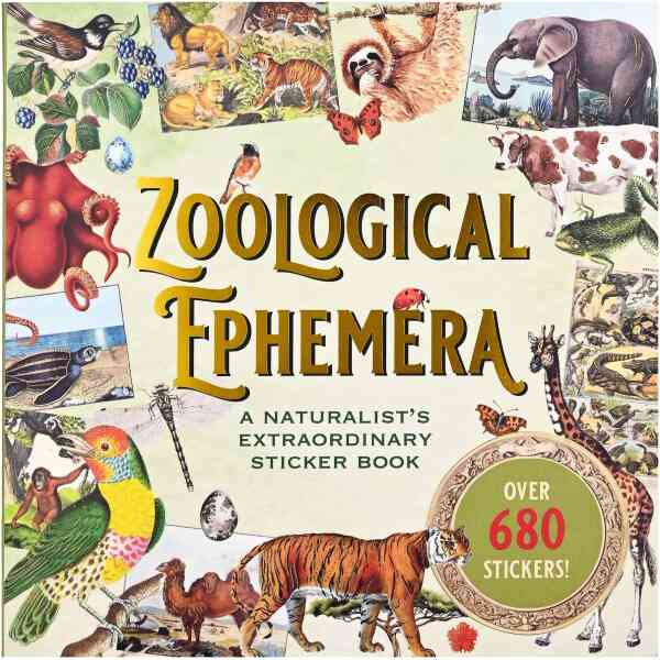 Zoological Ephemera Sticker Book
