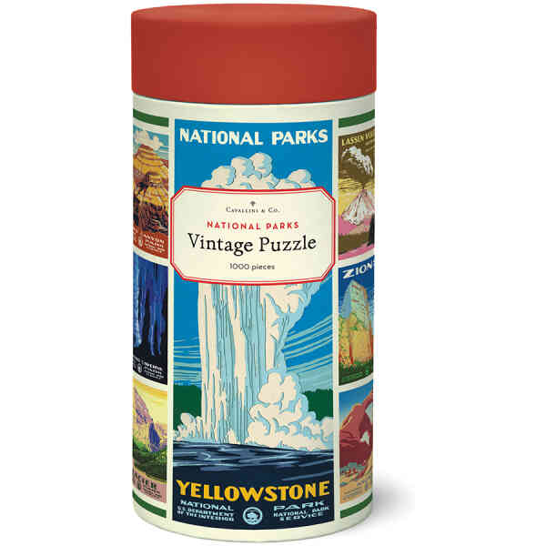 National Parks Posters 1,000 Piece Puzzle