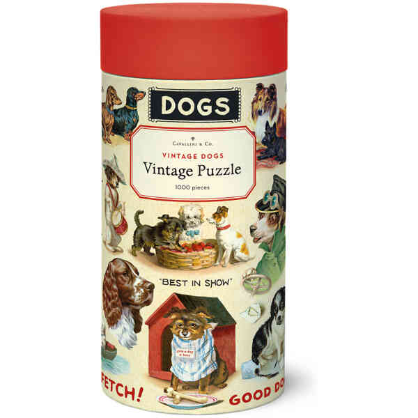 Vintage Dogs 1,000 Piece Puzzle