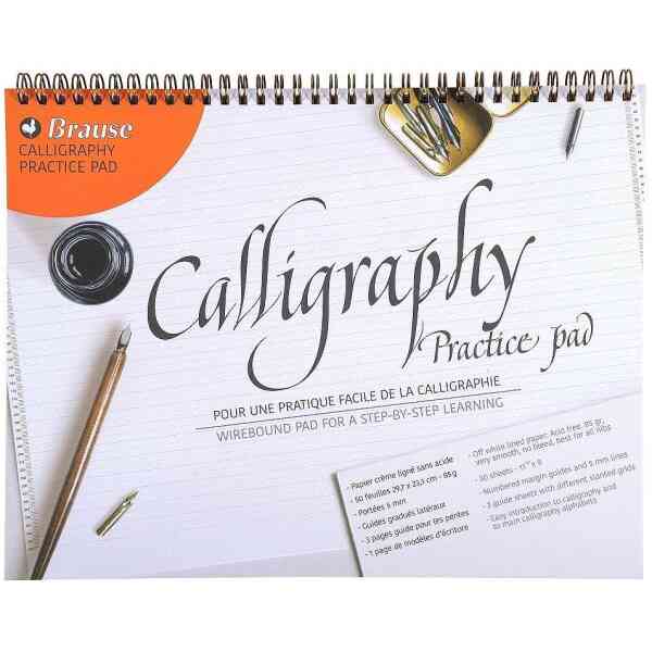 Brause Calligraphy Pratice Block A3