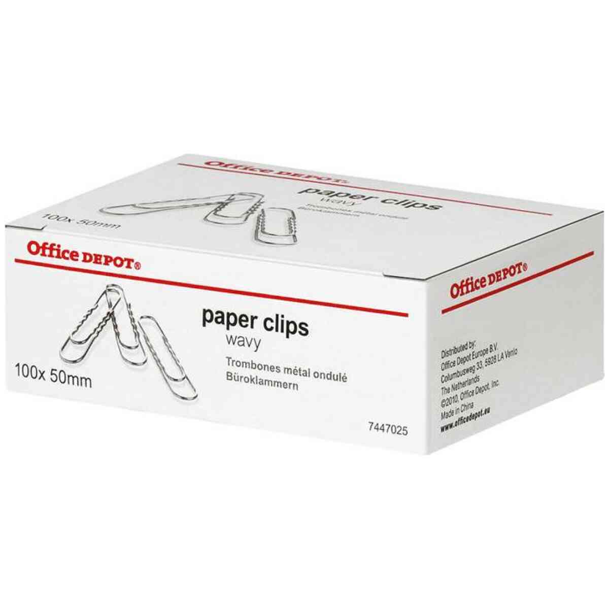 Metallgem Office Depot 50 mm Wavy 100 st/fp
