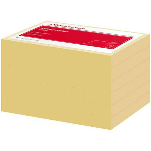 Notis Office Depot 76x102mm gul