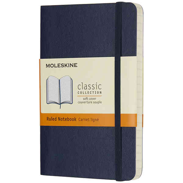 Classic Soft Linjerad Pocket Sapphire Blue