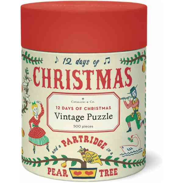 Vintage Puzzles - 500 pcs - 12 Days of Christmas