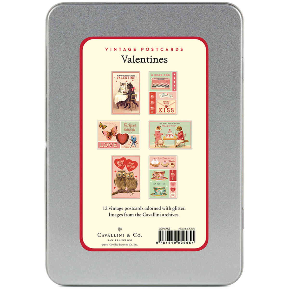 Vintage Valentines 2 Vintage Postcards - Bild 2