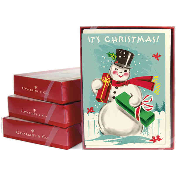 Snowman Christmas Boxed Notes