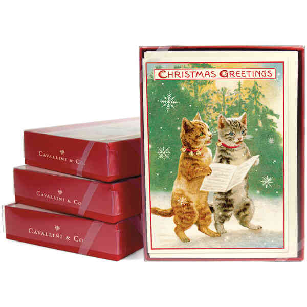 Christmas Cats 4 Christmas Boxed Notes