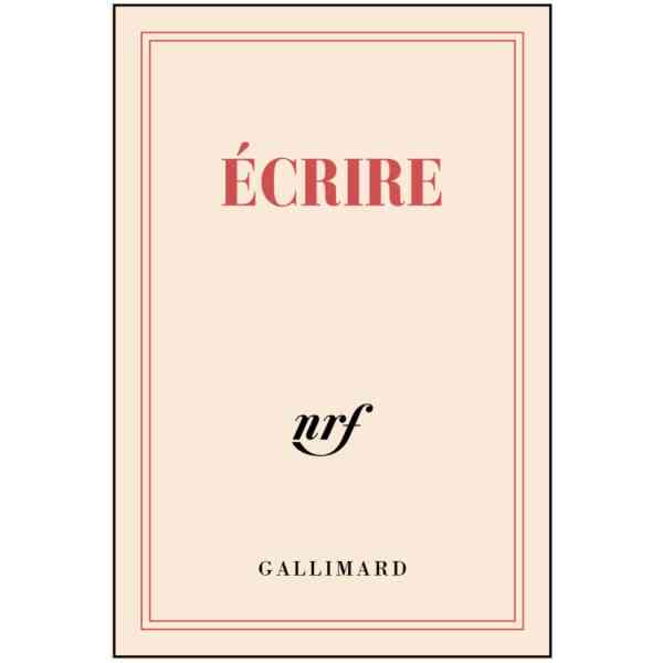 Gallimard Écrire “Write” pocket notebook