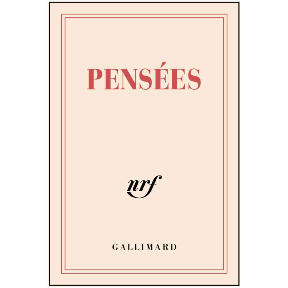 Gallimard Pensées “Thoughts” pocket notebook