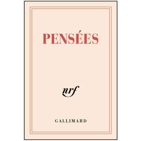 Gallimard Pensées “Thoughts” pocket notebook