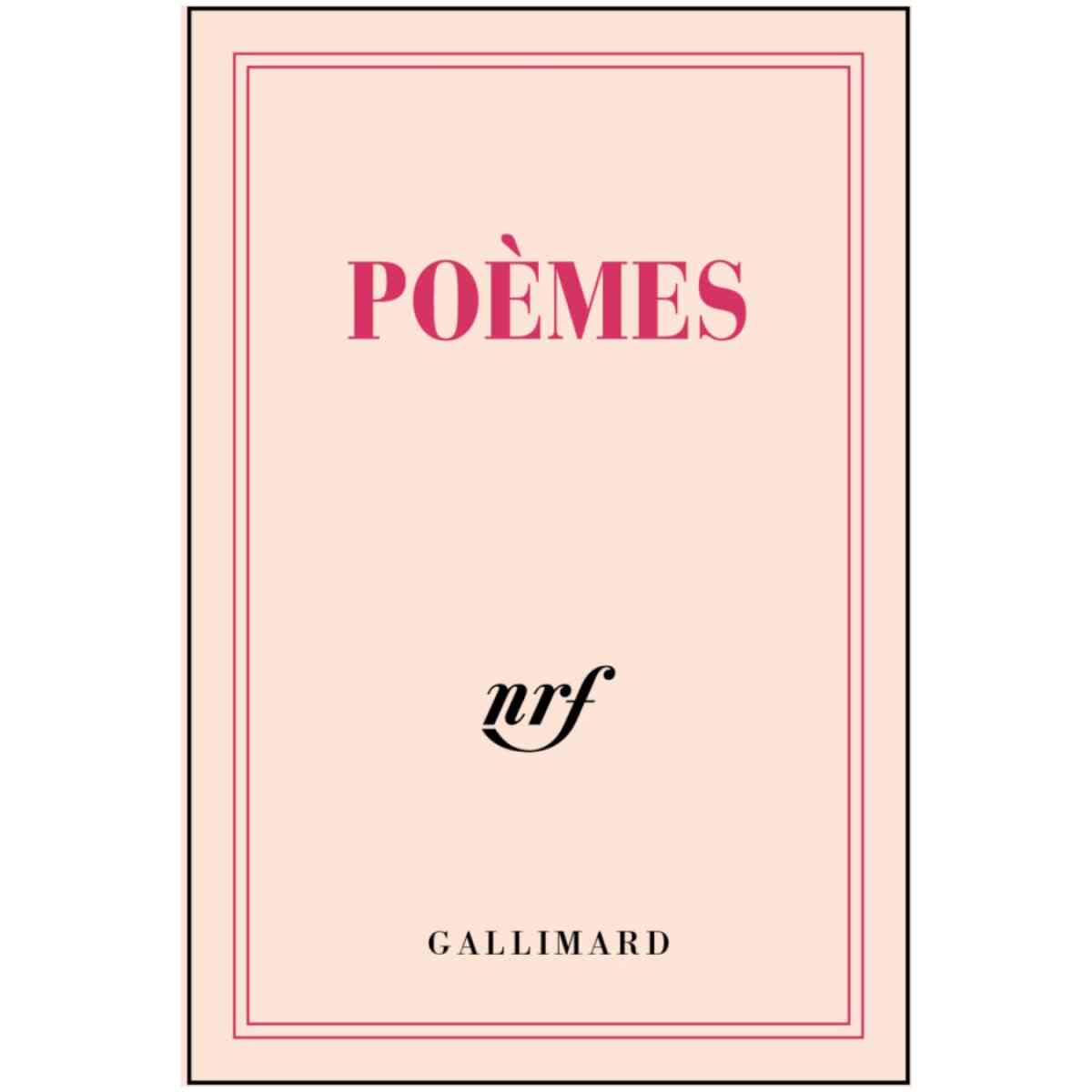 Gallimard Poèmes Pocket notebook “Poems”