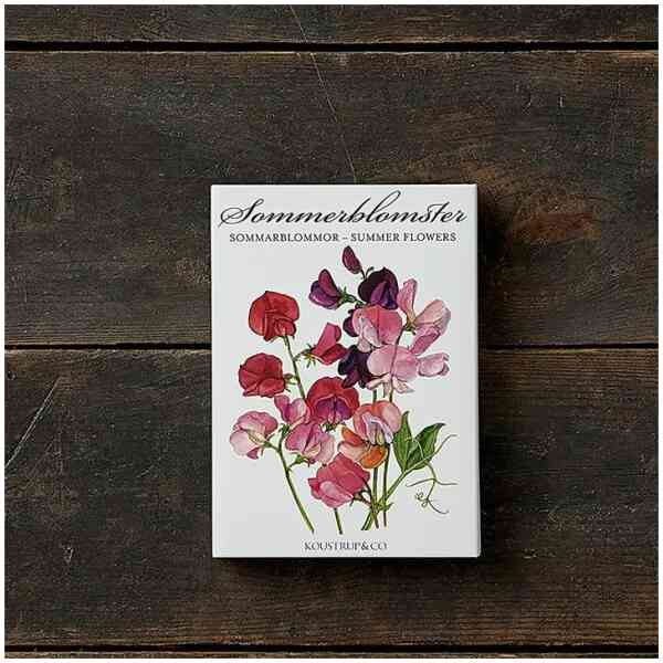 Cardfolder Summer Flowers 8 Cards w/8 Envelopes