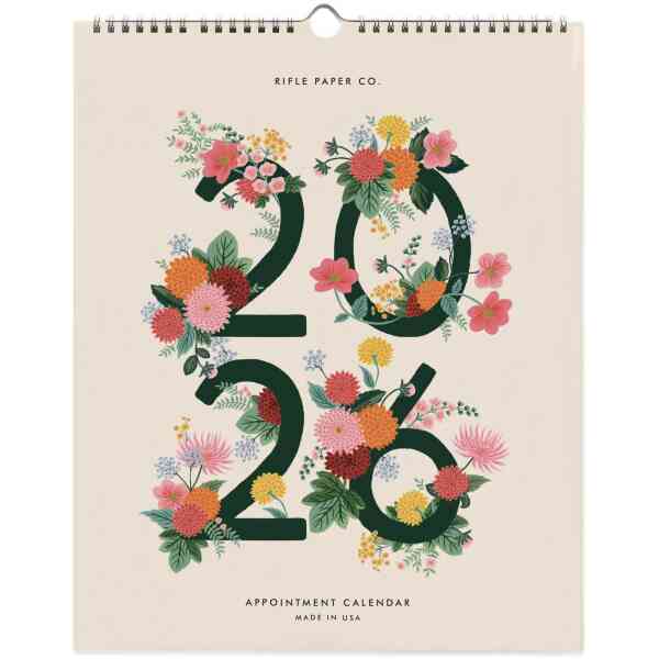 2026 Dahlia Appointment Väggkalender